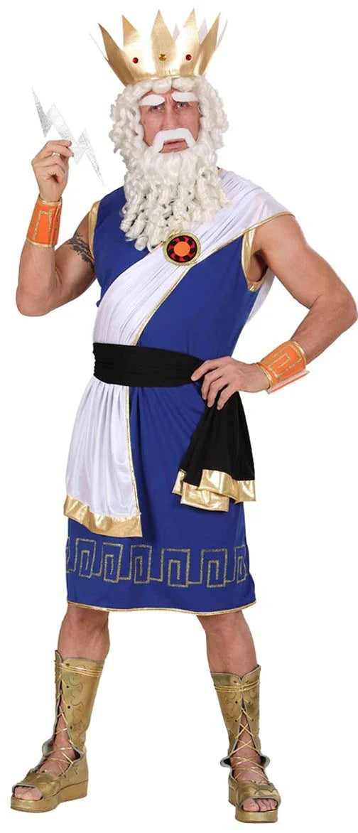 Disfraz de Zeus Rey del Olimpo para Hombre Dioses Romanos y Griegos Widmann